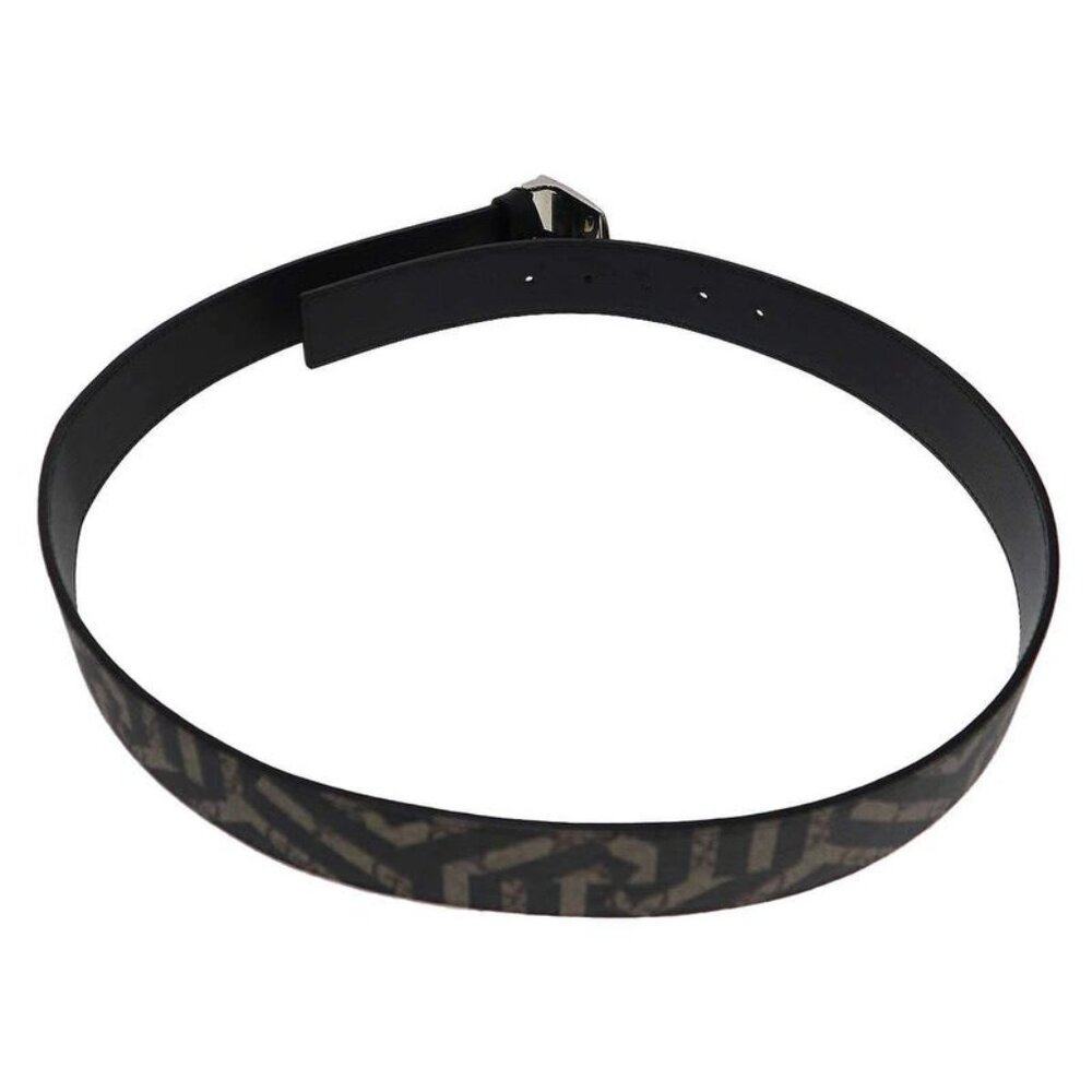 Gucci GG Kaleido Leather Belt Black Beige 95-38 - Picture 2 of 6